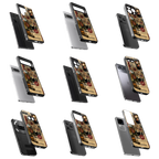 Durable Glass Back Mobile Case for iPhone, Samsung, OnePlus, Google Pixel, Redmi, Vivo, Oppo