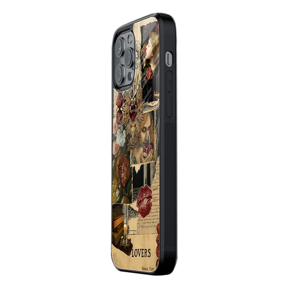 Slim Glass Back Phone Case for Multiple Brands iPhone, Samsung, Redmi, OnePlus, Oppo, Vivo