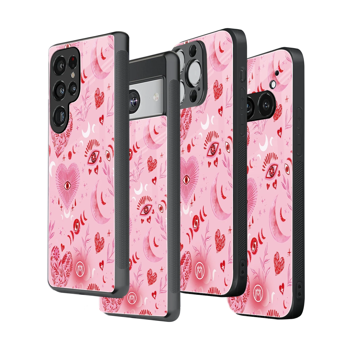 Stylish Glass Back Case for All Smartphones iPhone, Samsung, OnePlus, Pixel, Redmi, Oppo, Vivo, Motorola