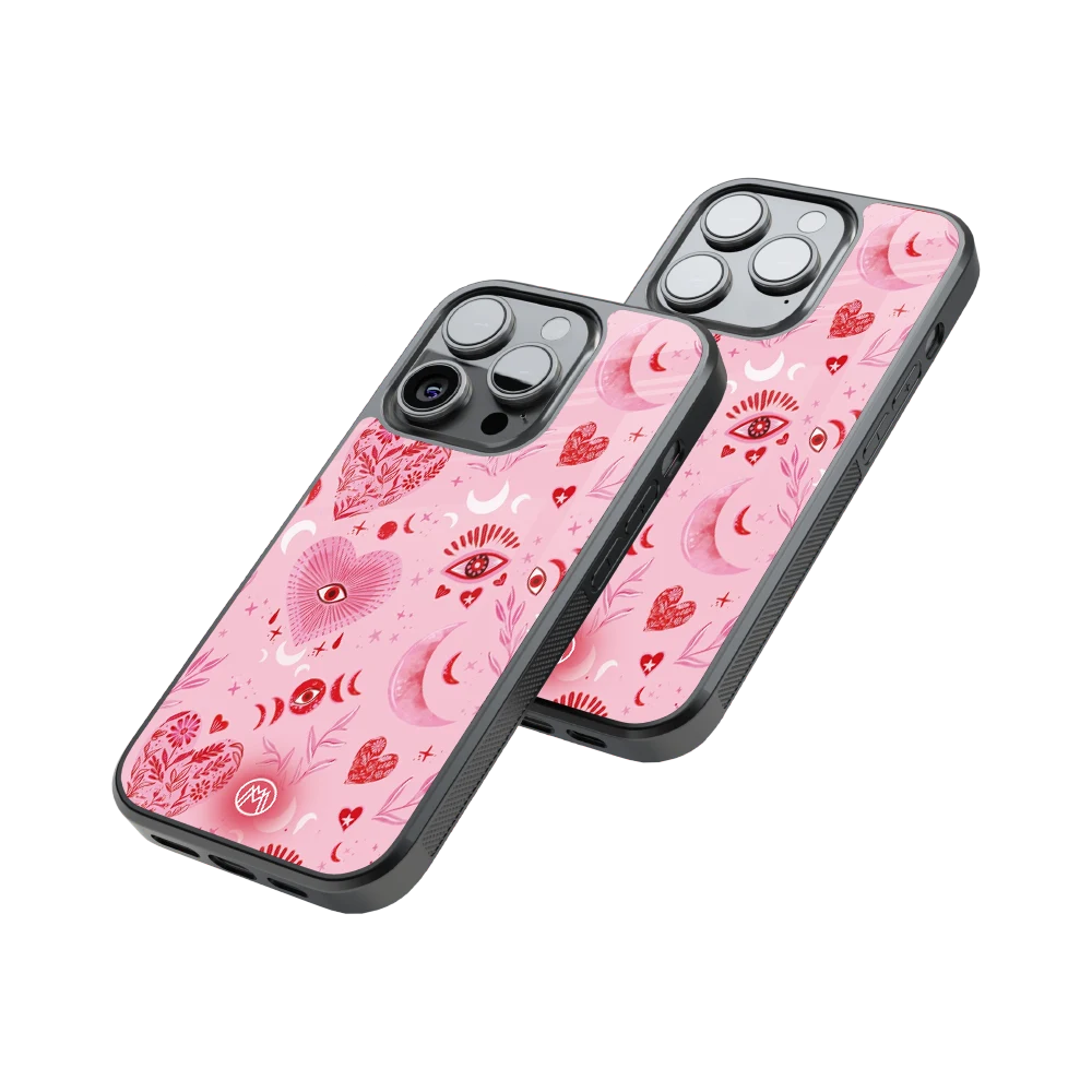 Protective Glass Back Phone Case Compatible with iPhone, Samsung, OnePlus, Pixel & More