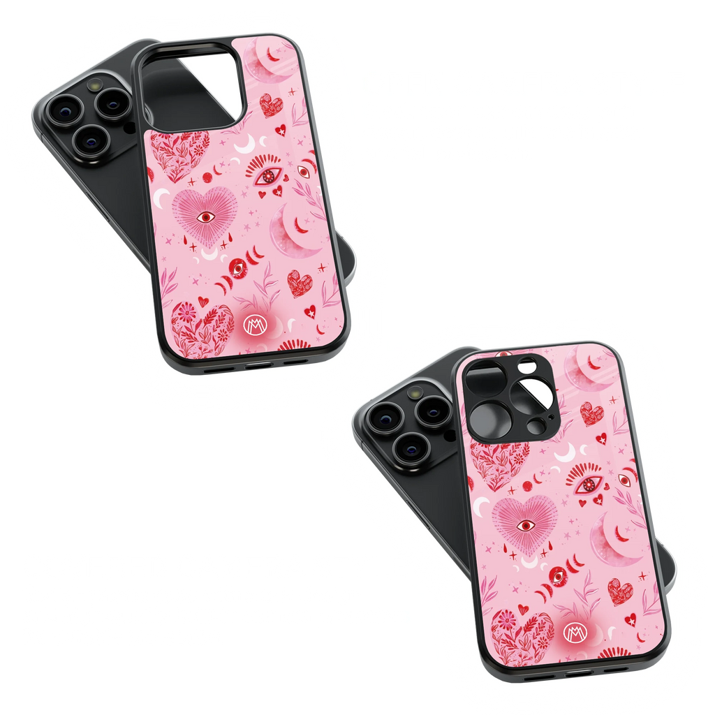 Trendy Glass Back Mobile Case for iPhone, Samsung, Redmi, OnePlus, Google Pixel, Motorola