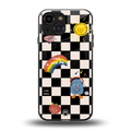 lunch break back phone cover | glass case for iphone 13 mini