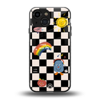 lunch break back phone cover | glass case for iphone 13 mini