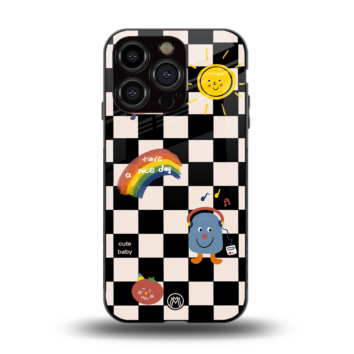 lunch break back phone cover | glass case for iphone 13 pro