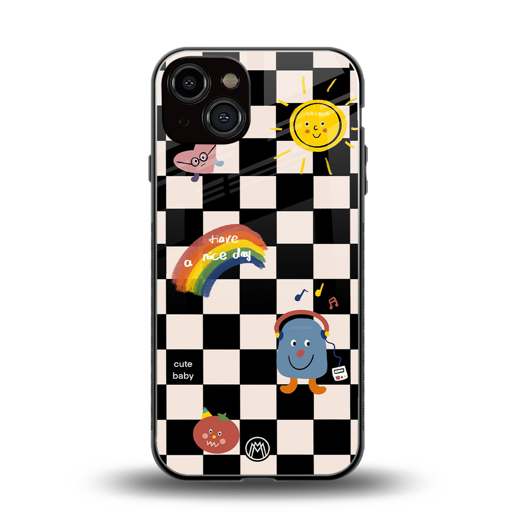 lunch break back phone cover | glass case for iphone 13