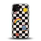 lunch break back phone cover | glass case for iphone 13