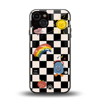 lunch break back phone cover | glass case for iphone 13