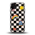 lunch break back phone cover | glass case for iphone 15 plus