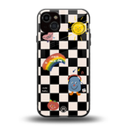 lunch break back phone cover | glass case for iphone 14 plus