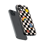 lunch break back phone cover | glass case for iphone 15 plus