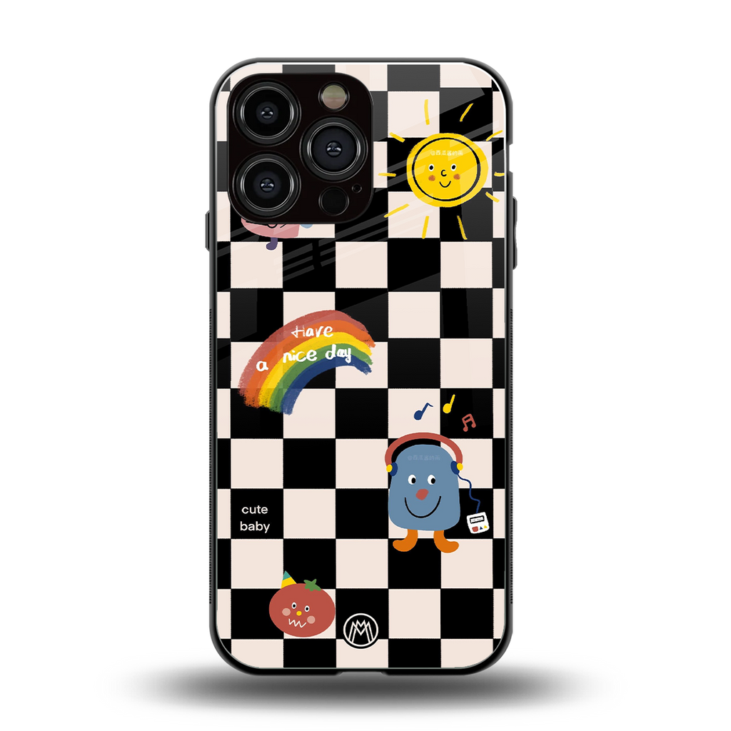 lunch break back phone cover | glass case for iphone 14 pro max