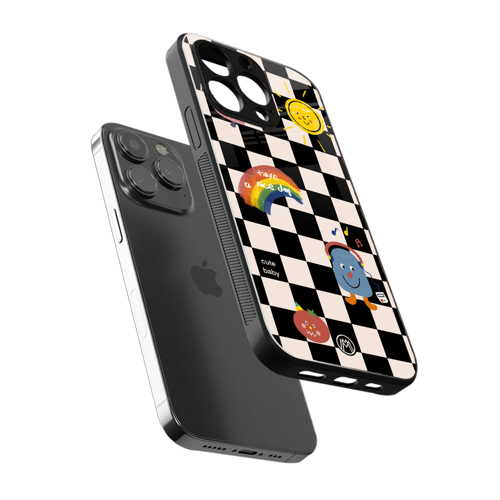 lunch break back phone cover | glass case for iphone 14 pro max