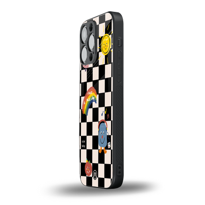 lunch break back phone cover | glass case for iphone 15 pro max
