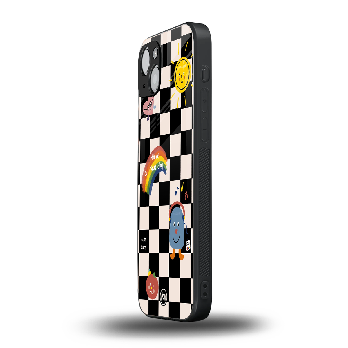 lunch break back phone cover | glass case for iphone 15