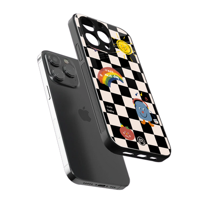 lunch break back phone cover | glass case for iphone 14 pro