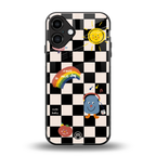 lunch break back phone cover | glass case for iphone 16 plus