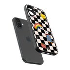 lunch break back phone cover | glass case for iphone 16 plus
