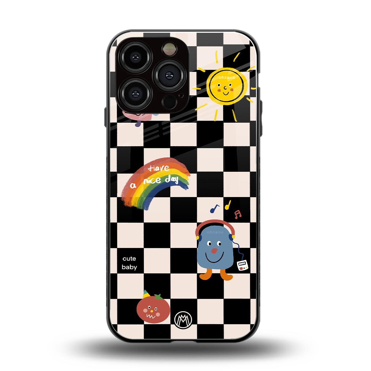 lunch break back phone cover | glass case for iphone 16 pro max