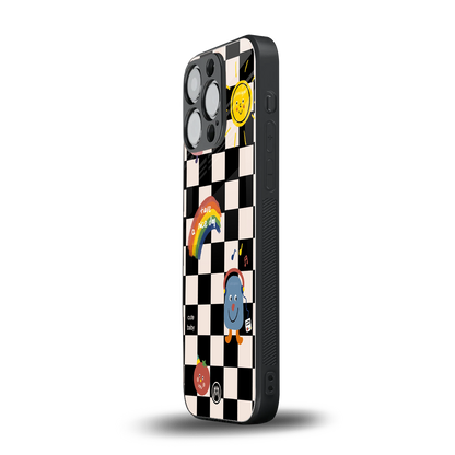 lunch break back phone cover | glass case for iphone 16 pro