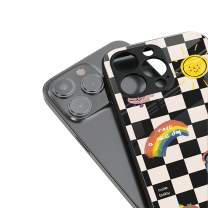 lunch break back phone cover | glass case for iphone 16 pro