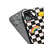 lunch break back phone cover | glass case for iphone 14 pro max