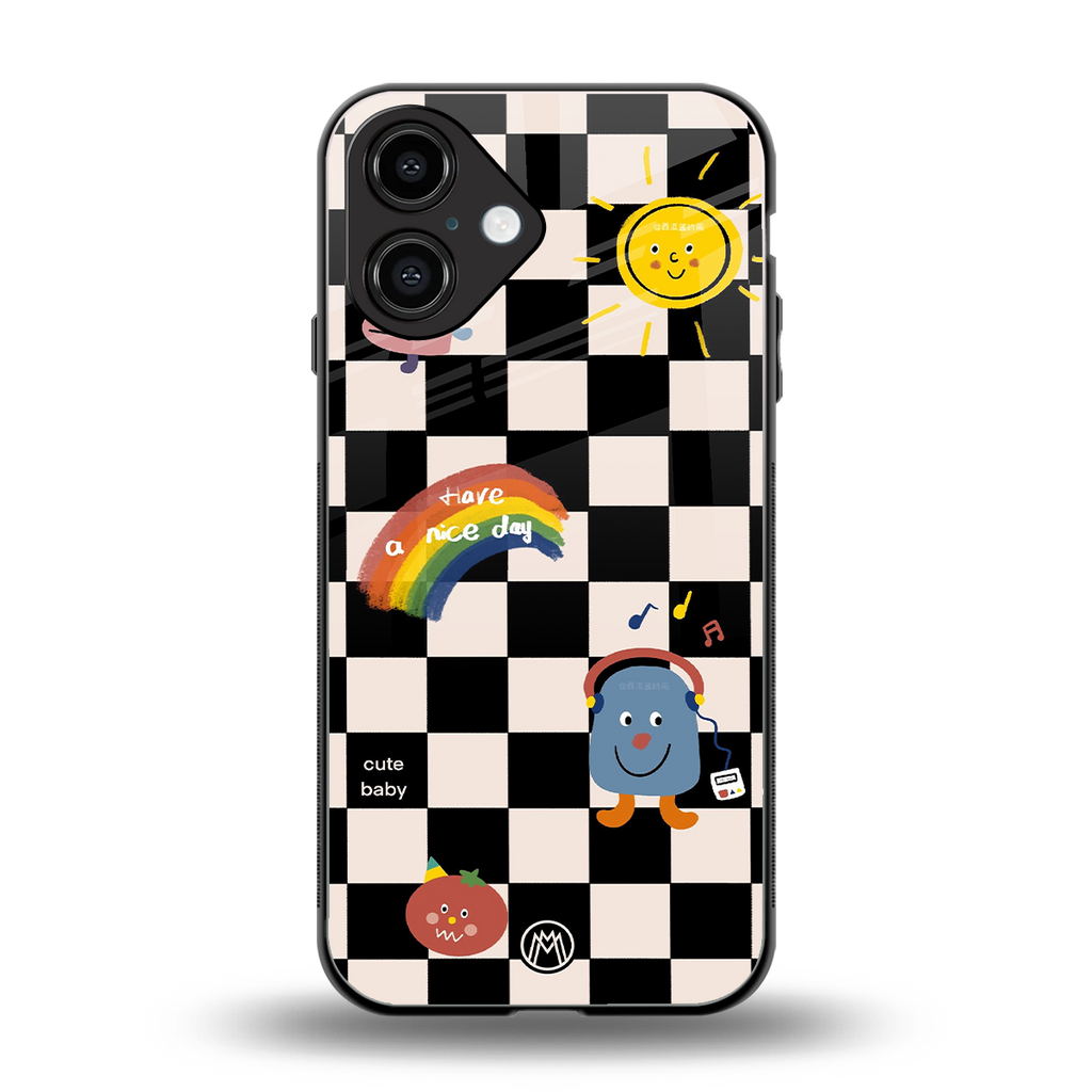 lunch break back phone cover | glass case for iphone 16
