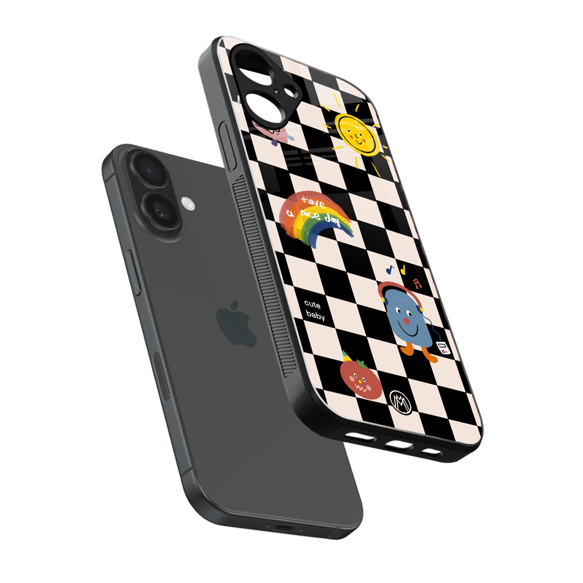 lunch break back phone cover | glass case for iphone 16