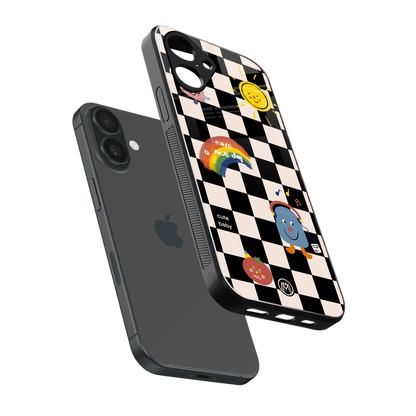 lunch break back phone cover | glass case for iphone 16