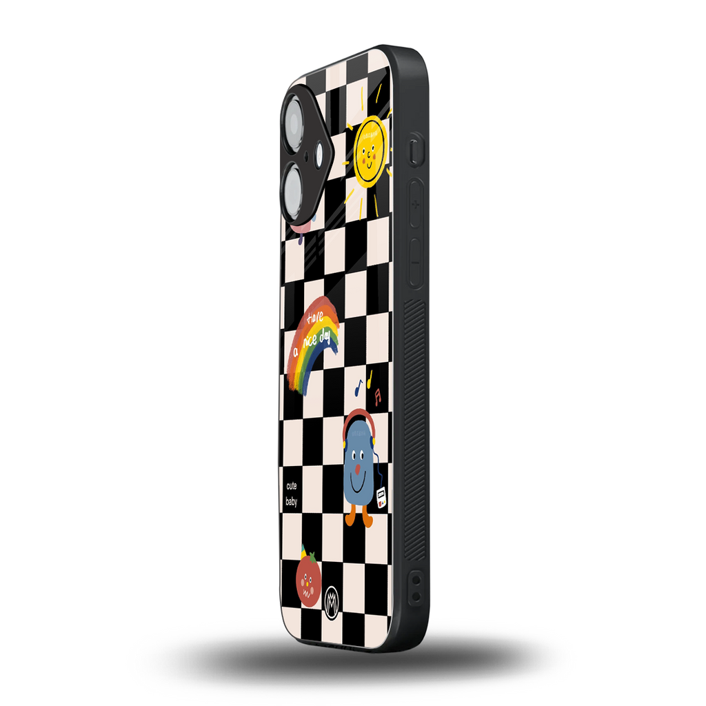lunch break back phone cover | glass case for iphone 16