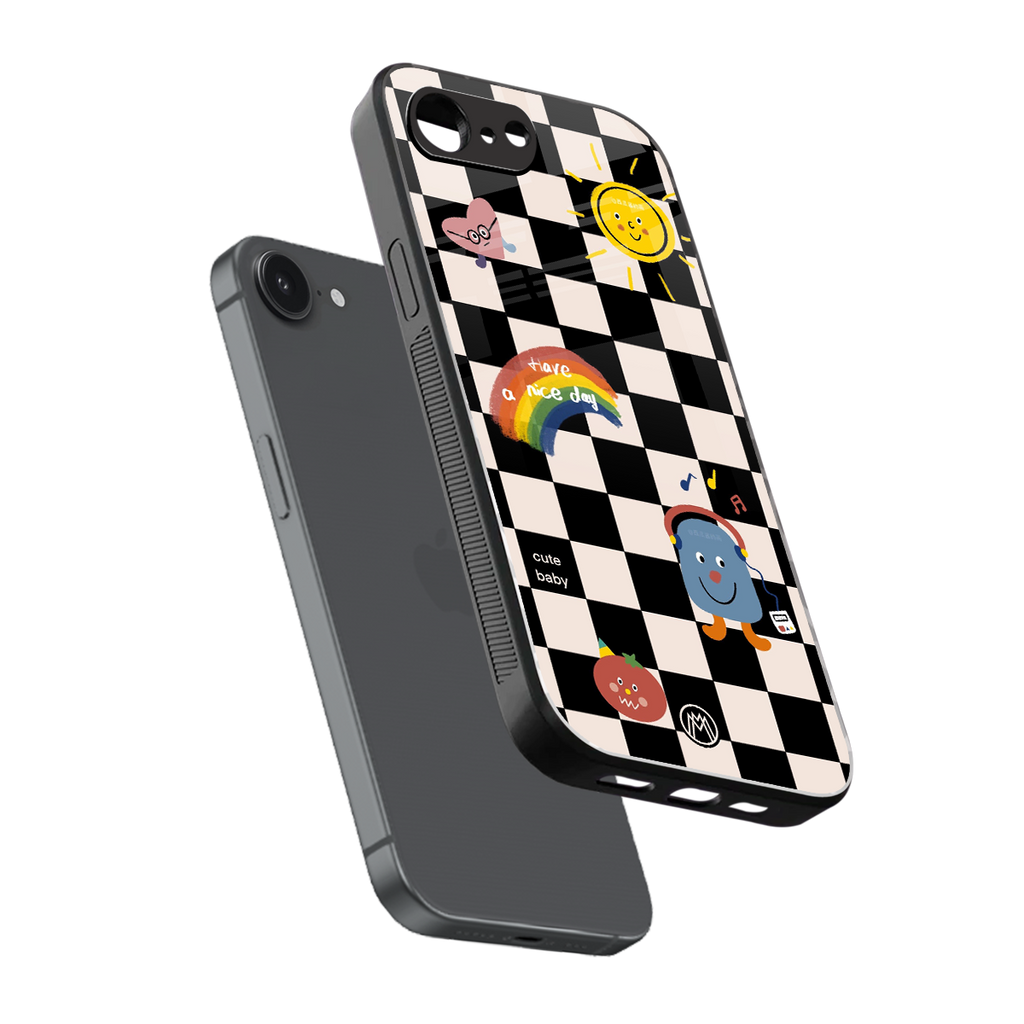 lunch break back phone cover | glass case for iphone 16e