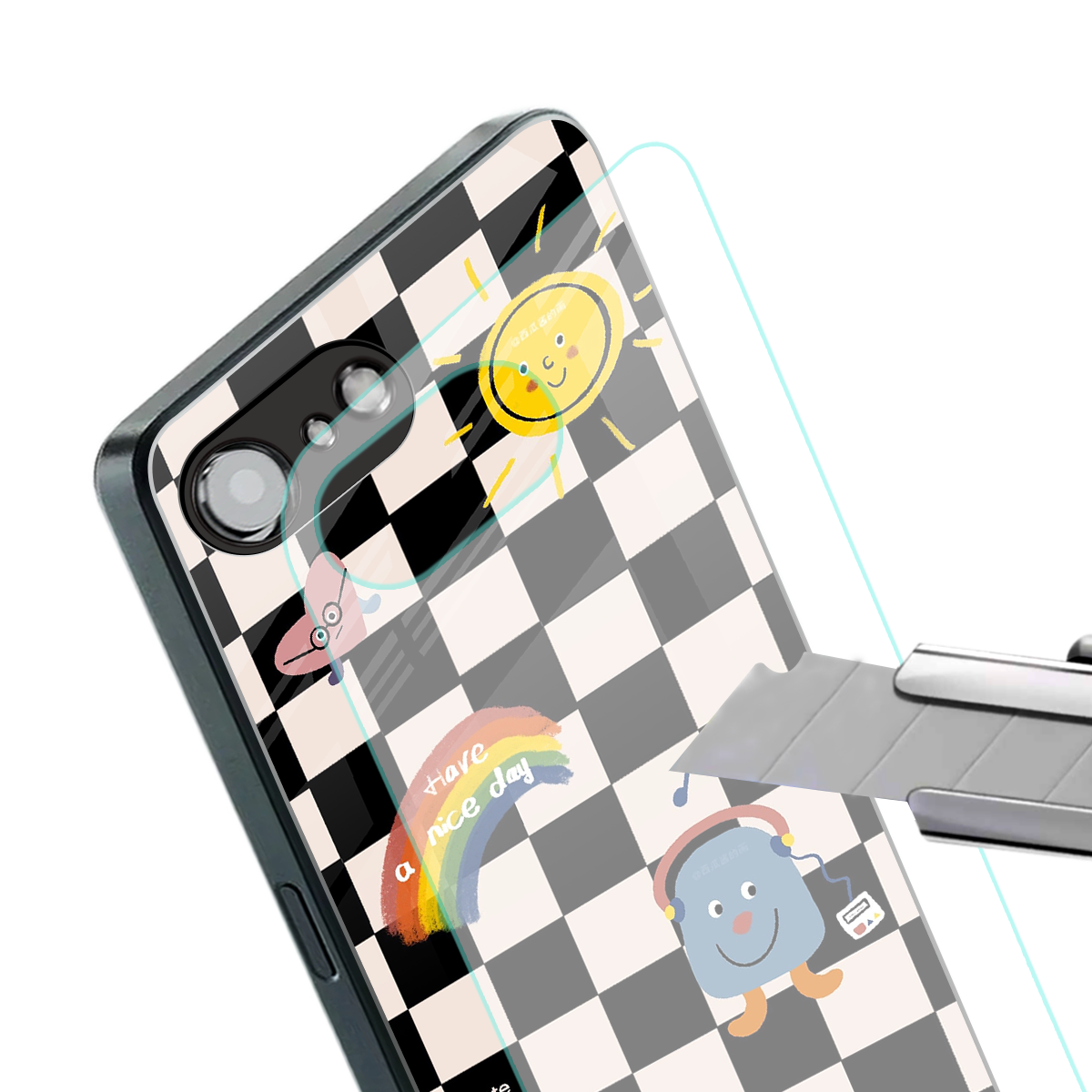 lunch break back phone cover | glass case for iphone 16e