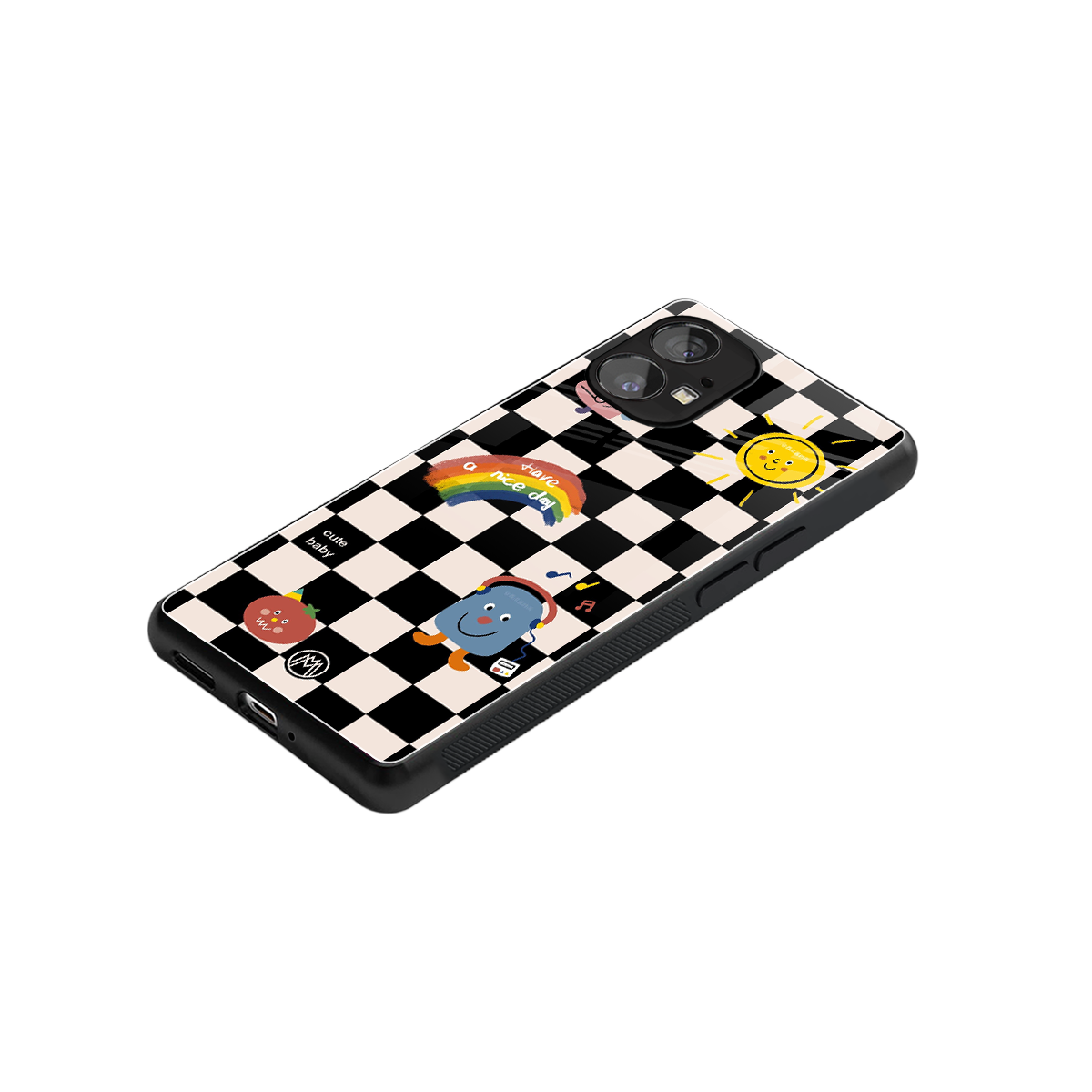 lunch break back phone cover | glass case for nothing phone 1