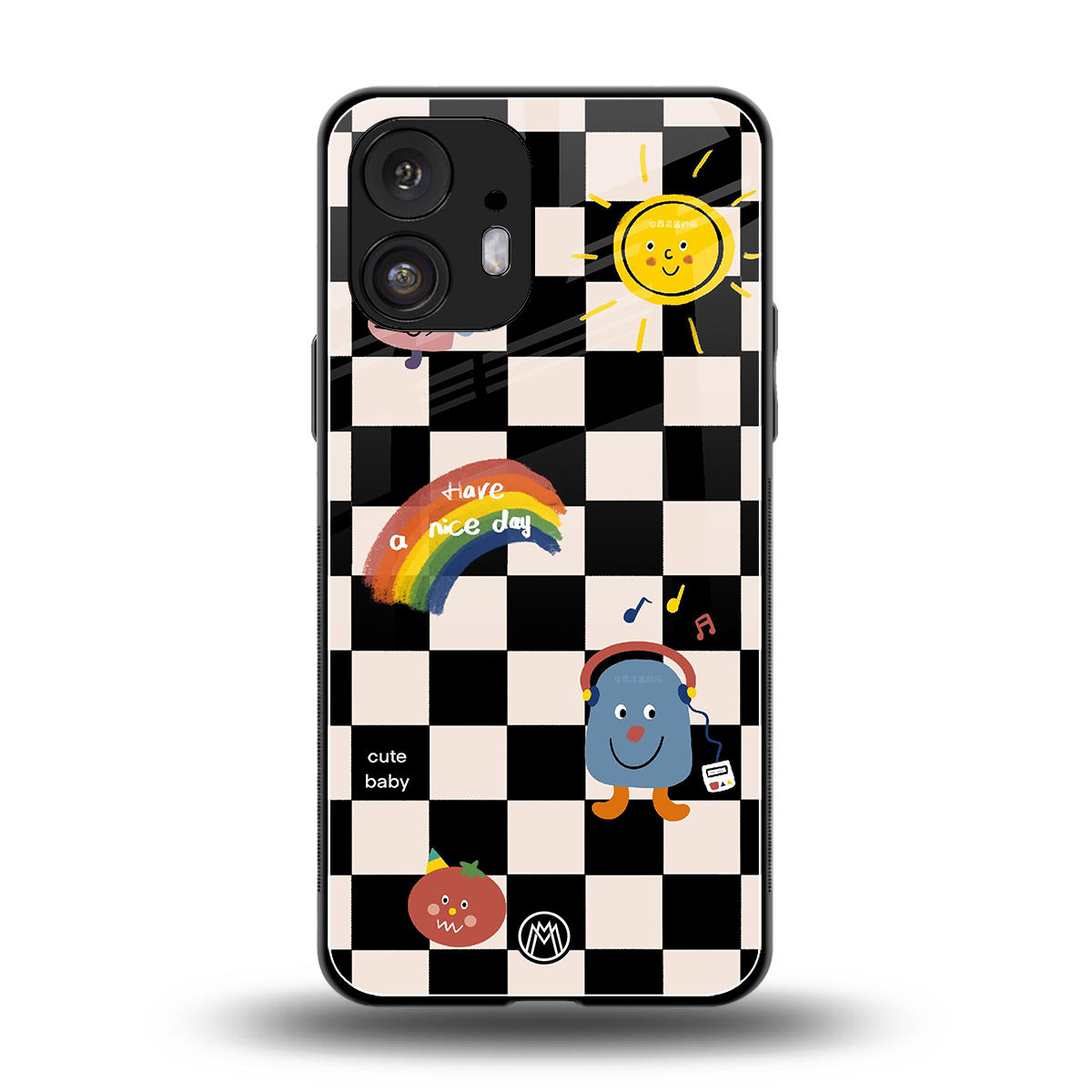 lunch break back phone cover | glass case for nothing phone 2