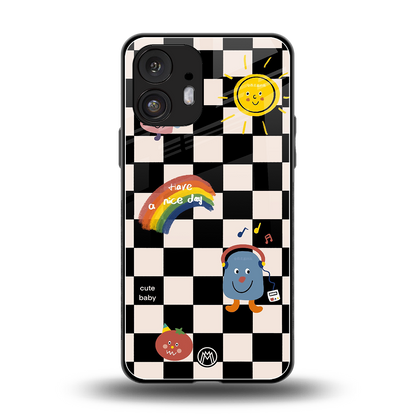 lunch break back phone cover | glass case for nothing phone 2