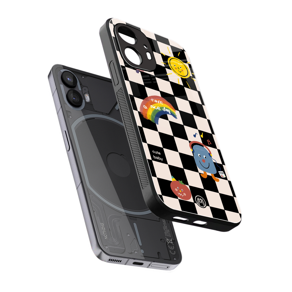 lunch break back phone cover | glass case for nothing phone 2