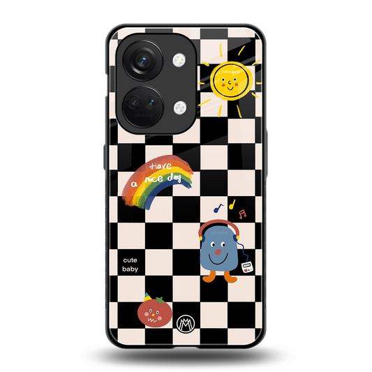 lunch break back phone cover | glass case for oneplus nord 3