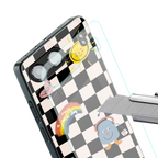 lunch break back phone cover | glass case for oneplus nord 4