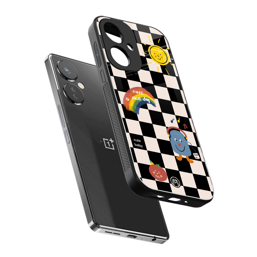 lunch break back phone cover | glass case for oneplus nord ce 3