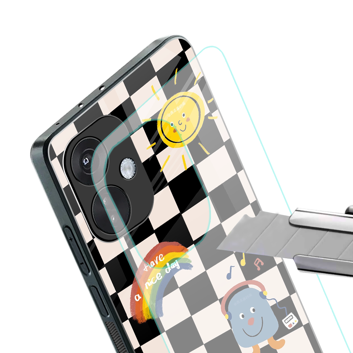 lunch break back phone cover | glass case for oneplus nord ce 3