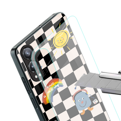 lunch break back phone cover | glass case for oneplus nord ce 4 lite
