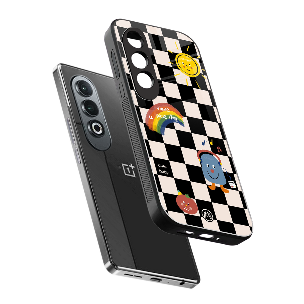 lunch break back phone cover | glass case for oneplus nord ce 4
