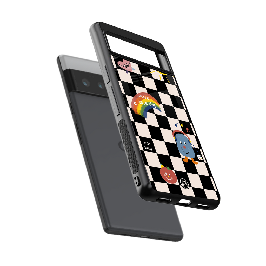 lunch break back phone cover | glass case for google pixel 6 pro