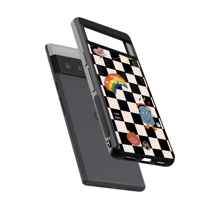 lunch break back phone cover | glass case for google pixel 6 pro