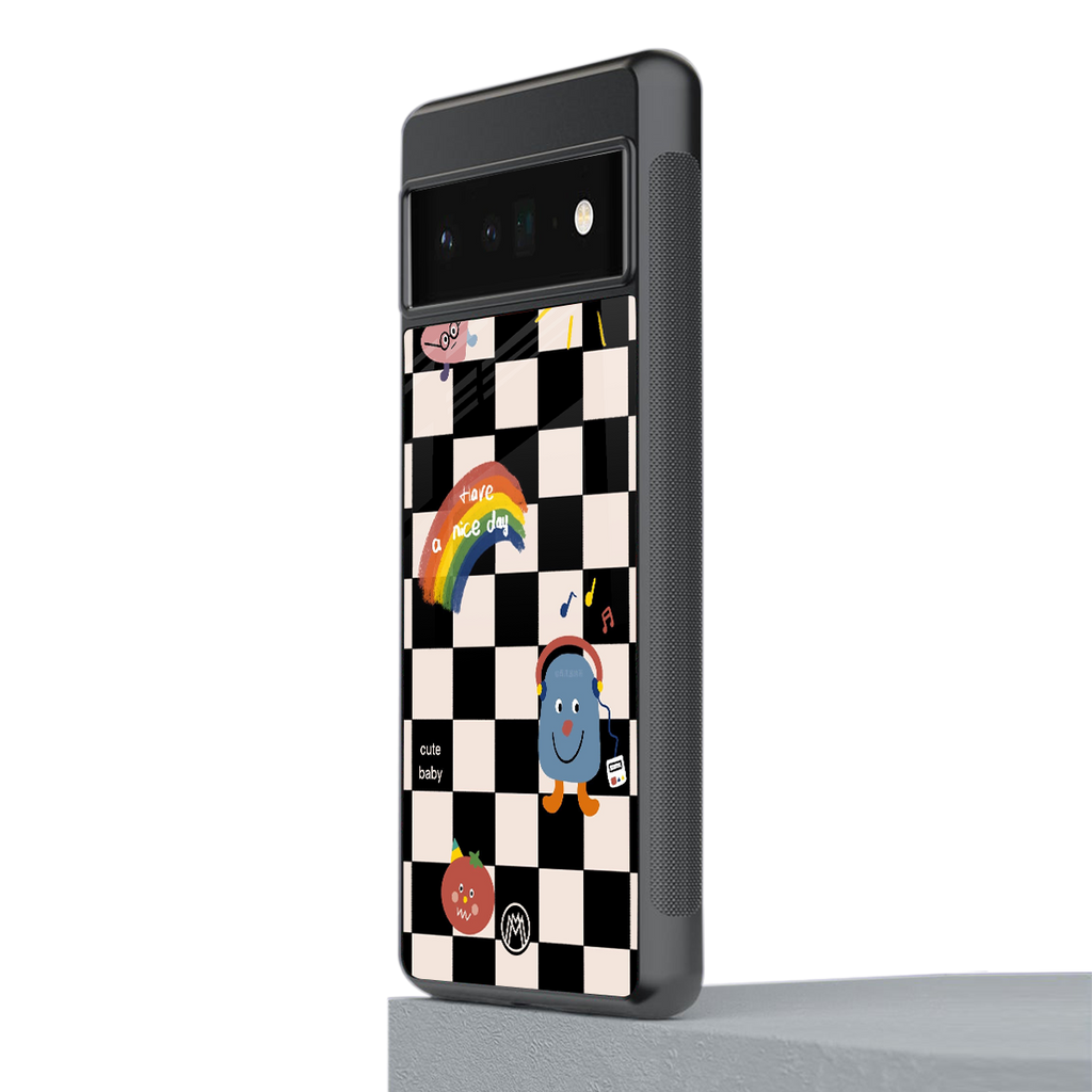 lunch break back phone cover | glass case for google pixel 6 pro