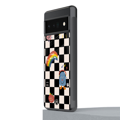 lunch break back phone cover | glass case for google pixel 6 pro