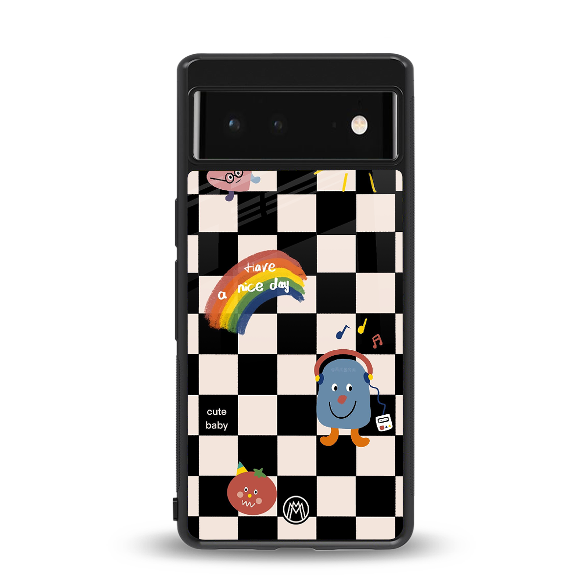 lunch break back phone cover | glass case for google pixel 6