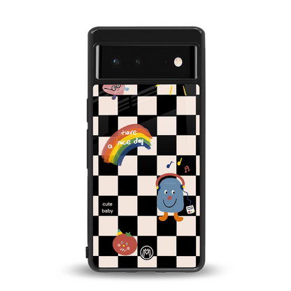 lunch break back phone cover | glass case for Google Pixel 6A