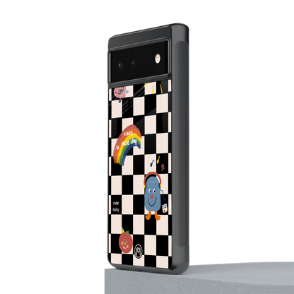lunch break back phone cover | glass case for Google Pixel 6A