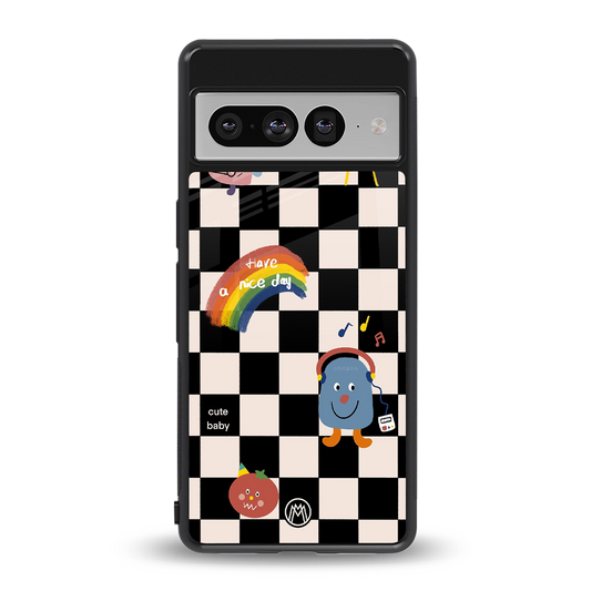lunch break back phone cover | glass case for google pixel 7 pro