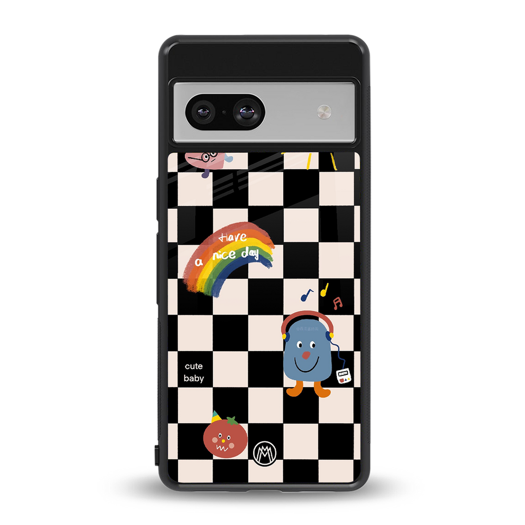 lunch break back phone cover | glass case for Google Pixel 7A